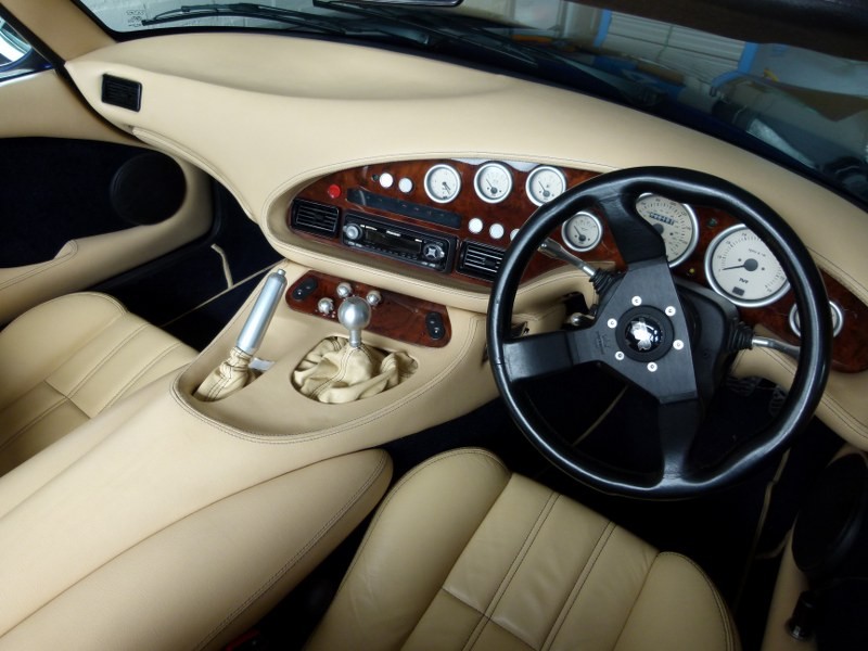 The Griffith's cream leather interior