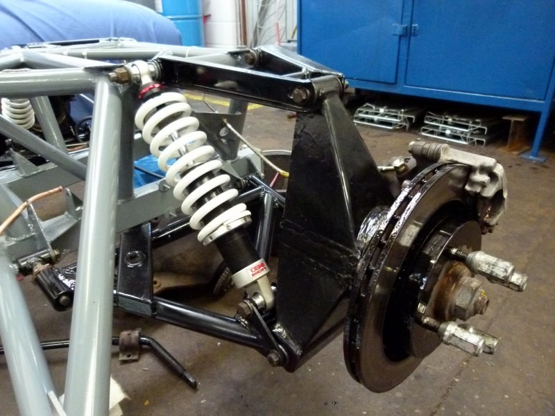 Griffith rear suspension fitted to the restored chassis